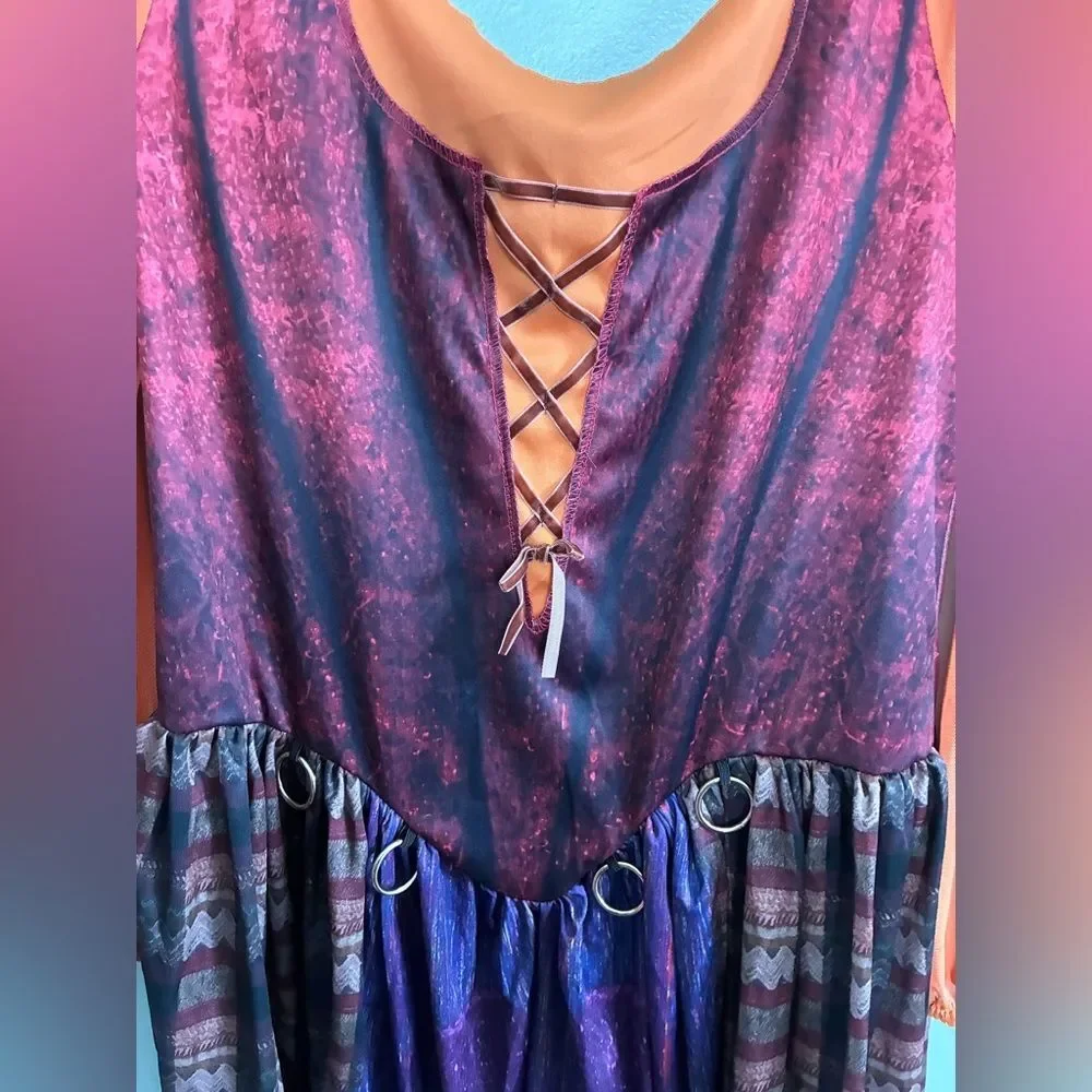 Hocus Pocus Mary Sanderson Witch Kids Girls Halloween Costume Sz Large